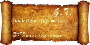 Gasteiger Tímea névjegykártya